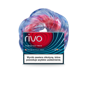 RIVO Polar Scarlet Twist pack - mint sticks with red berry capsule for glo HILO