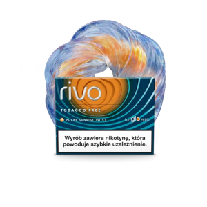 RIVO Polar Sunrise Twist pack - mint sticks with ripe peach capsule for glo HILO