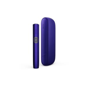 IQOS ILUMA i Electric Purple heated tobacco device — Electric Purple finish, front view on white background