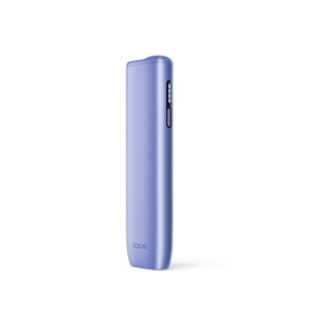 IQOS ILUMA i ONE Digital Violet heated tobacco device — Digital Violet finish, front view on white background