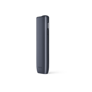 IQOS ILUMA i ONE Midnight Black heated tobacco device — Midnight Black finish, front view on white background