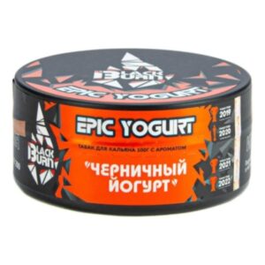 Black Burn Epic Yogurt shisha tobacco